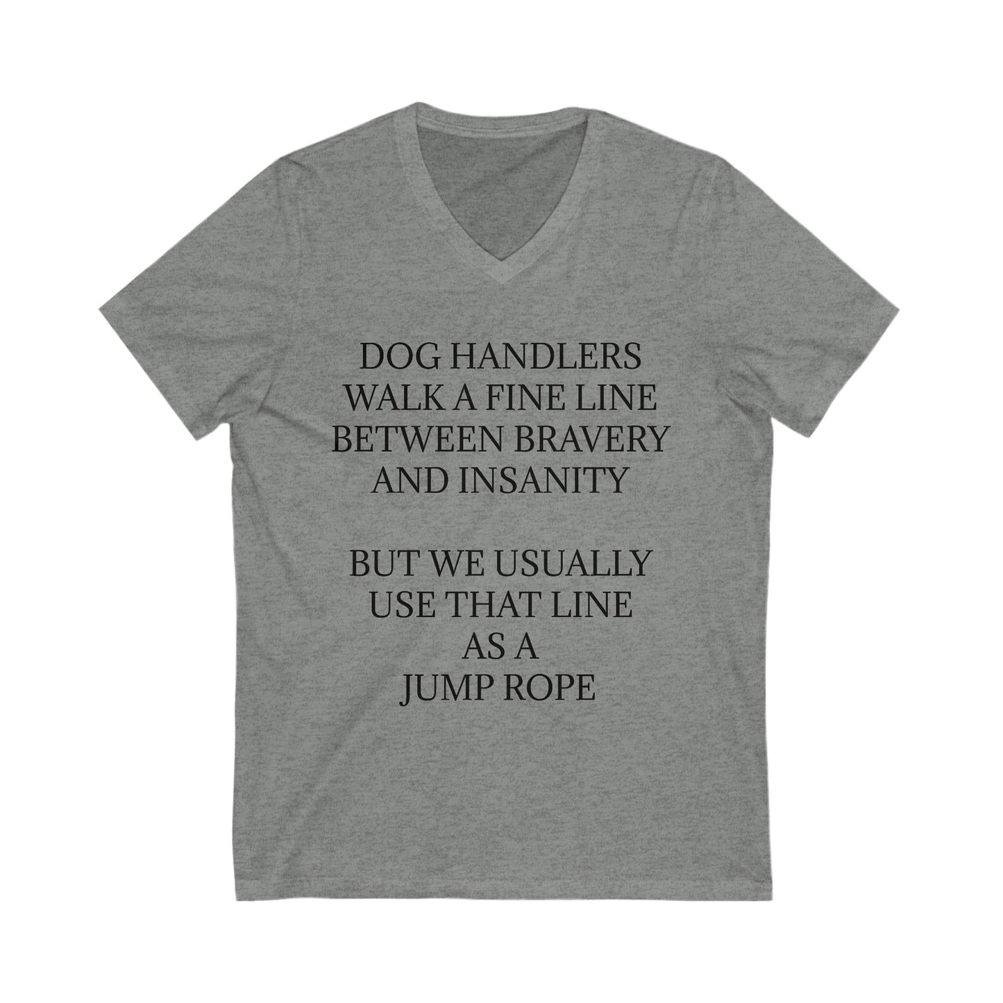 Jump Rope Unisex Short Sleeve V-Neck Tee