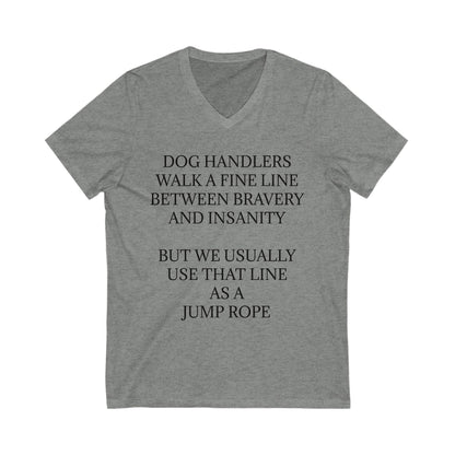 Jump Rope Unisex Short Sleeve V-Neck Tee