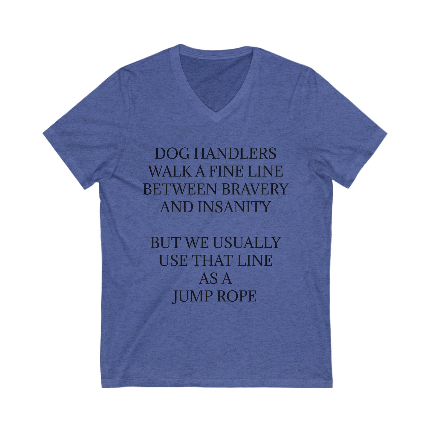 Jump Rope Unisex Short Sleeve V-Neck Tee