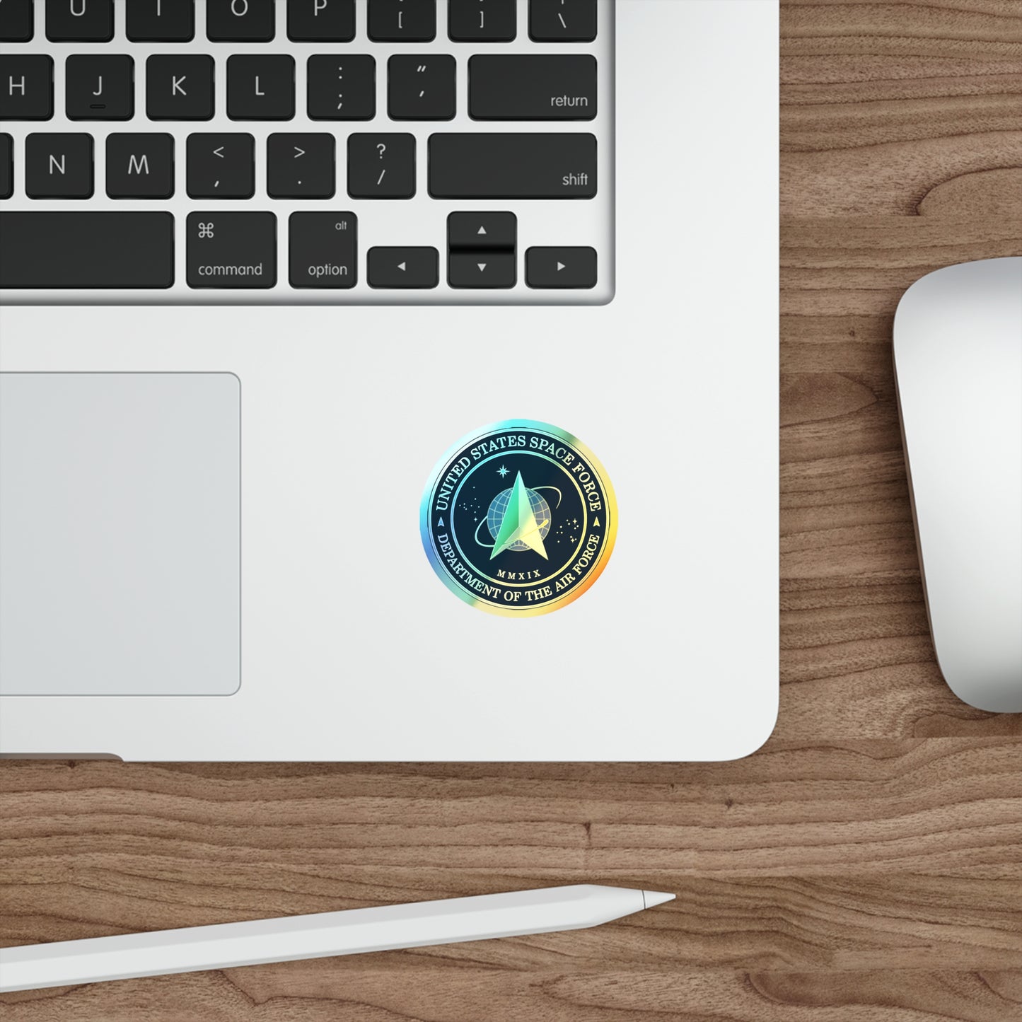 US Space Force Holographic Sticker