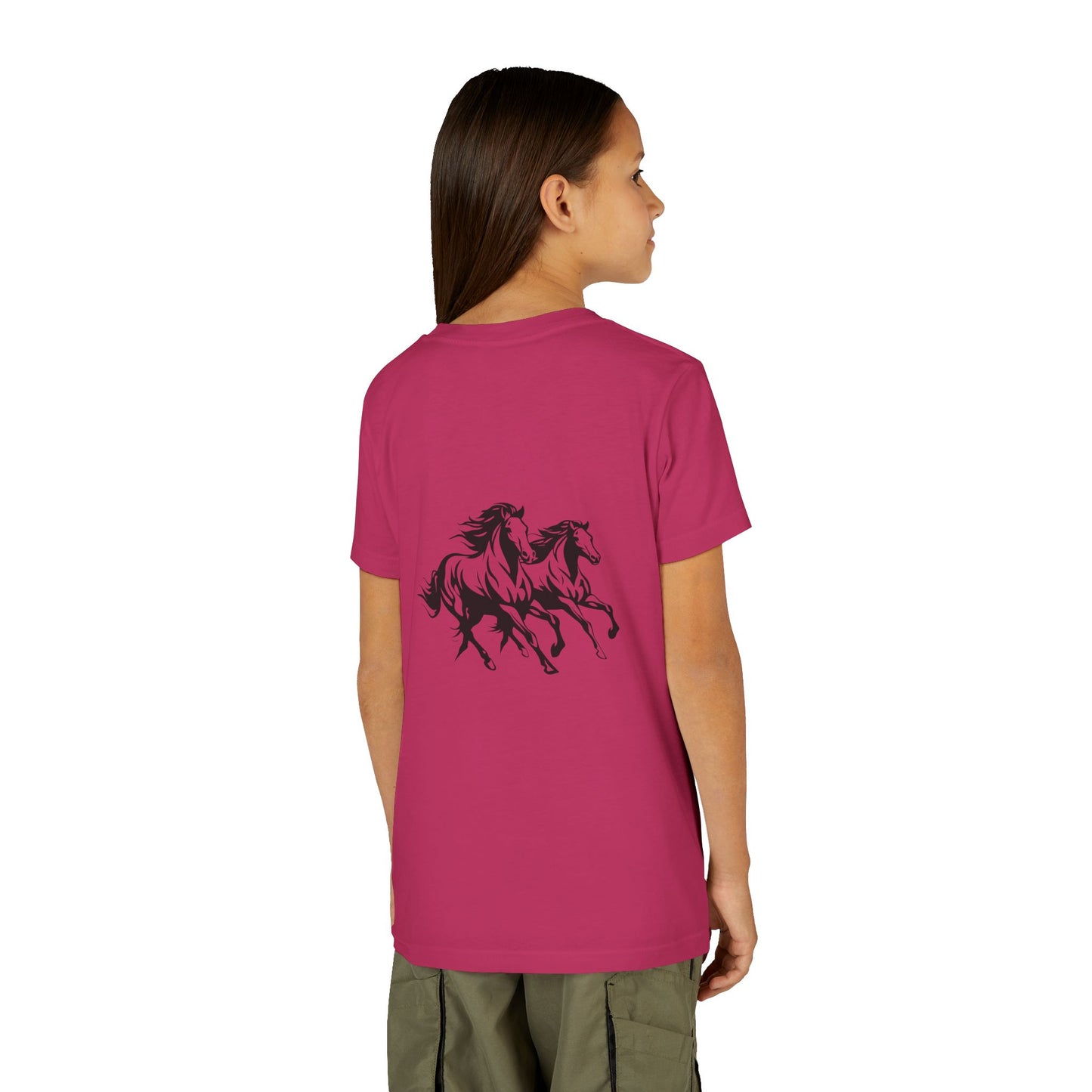 Horsin' Around Youth Unisex Short Sleeve Crewneck Tee