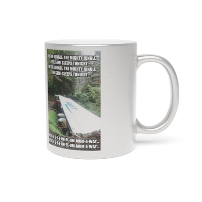 Semi Sleeps Metallic Coffee Mug