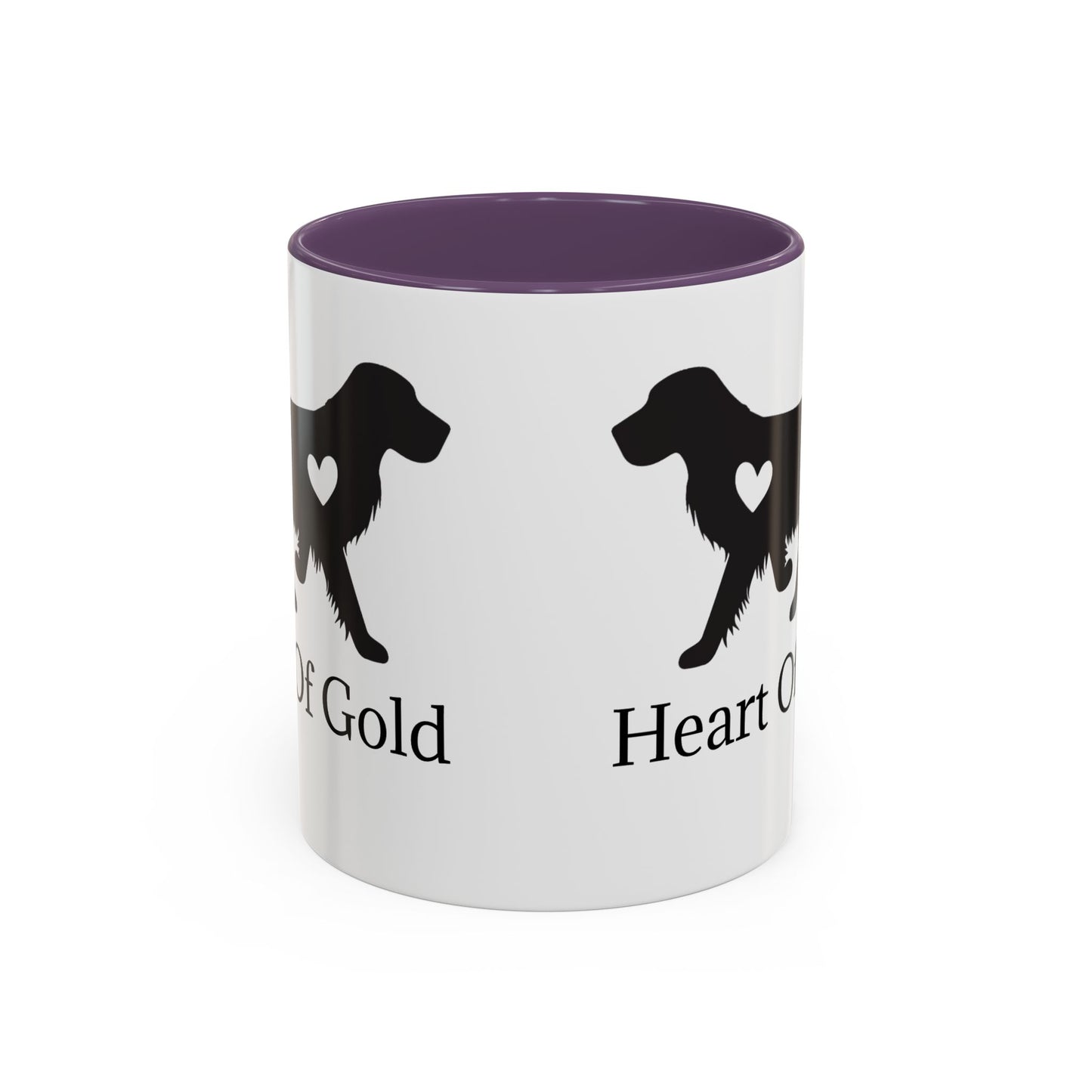 Heart Of Gold 2-Tone Coffee Mug