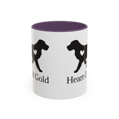 Heart Of Gold 2-Tone Coffee Mug