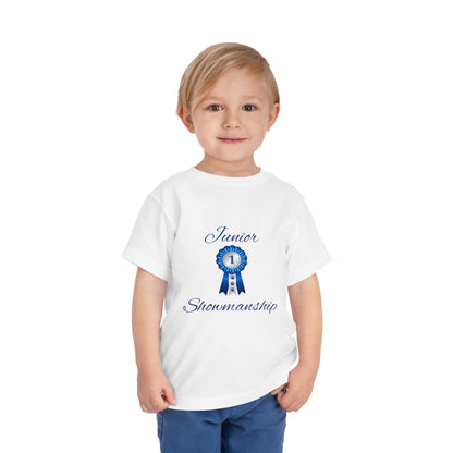 Junior Showmanship Toddler Unisex Short Sleeve Crewneck Tee