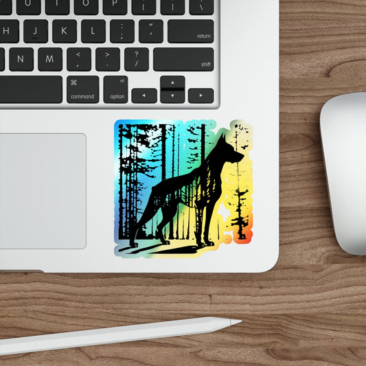 Guardian Of The Forest Holographic Sticker