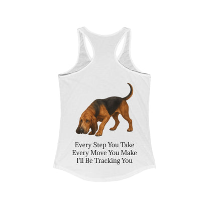 Tracking You Women's Racerback Tank