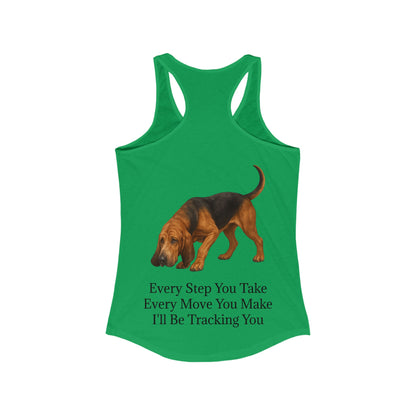 Tracking You Women's Racerback Tank