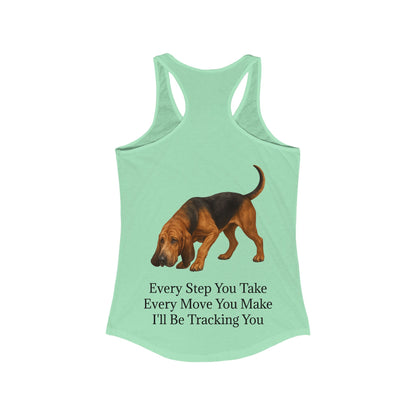 Tracking You Women's Racerback Tank