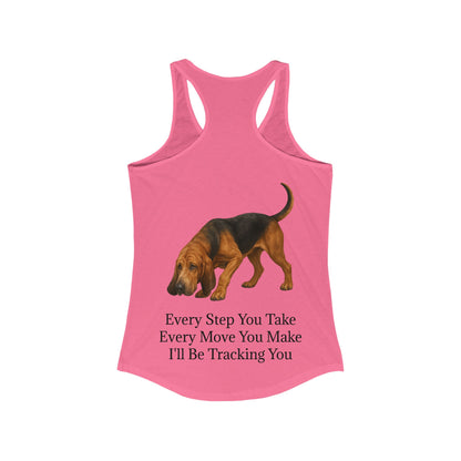 Tracking You Women's Racerback Tank