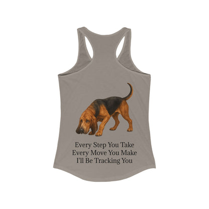 Tracking You Women's Racerback Tank