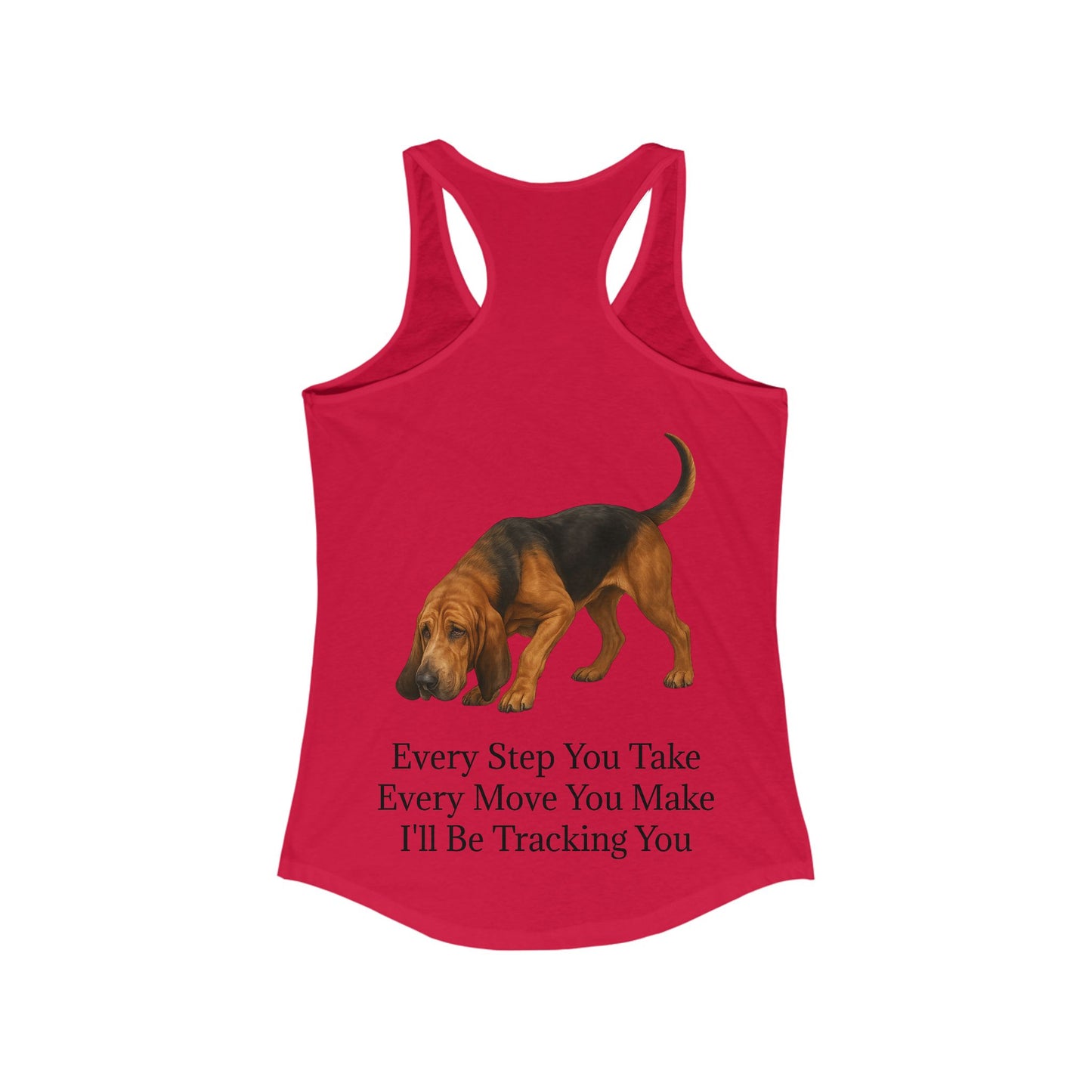 Tracking You Women's Racerback Tank