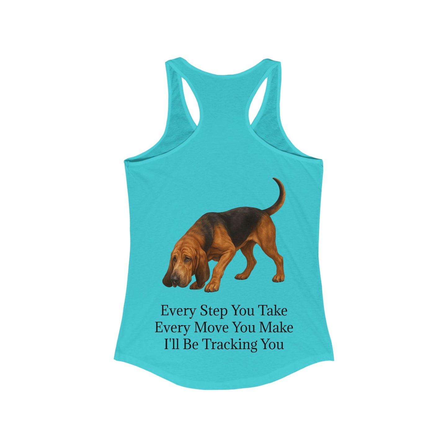 Tracking You Women's Racerback Tank
