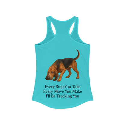 Tracking You Women's Racerback Tank
