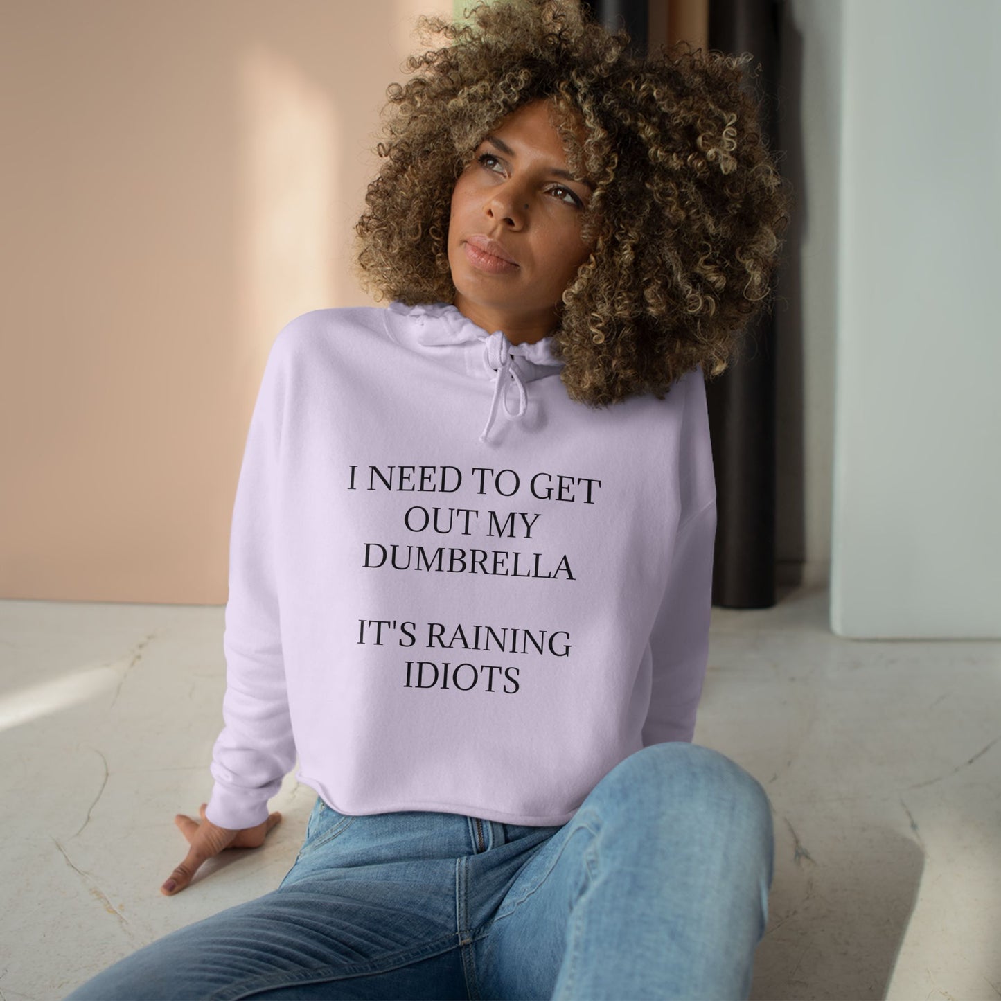 Dumbrella Women's Crop Hoodie