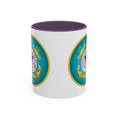 US Coast Guard 2-Tone Coffee Mug