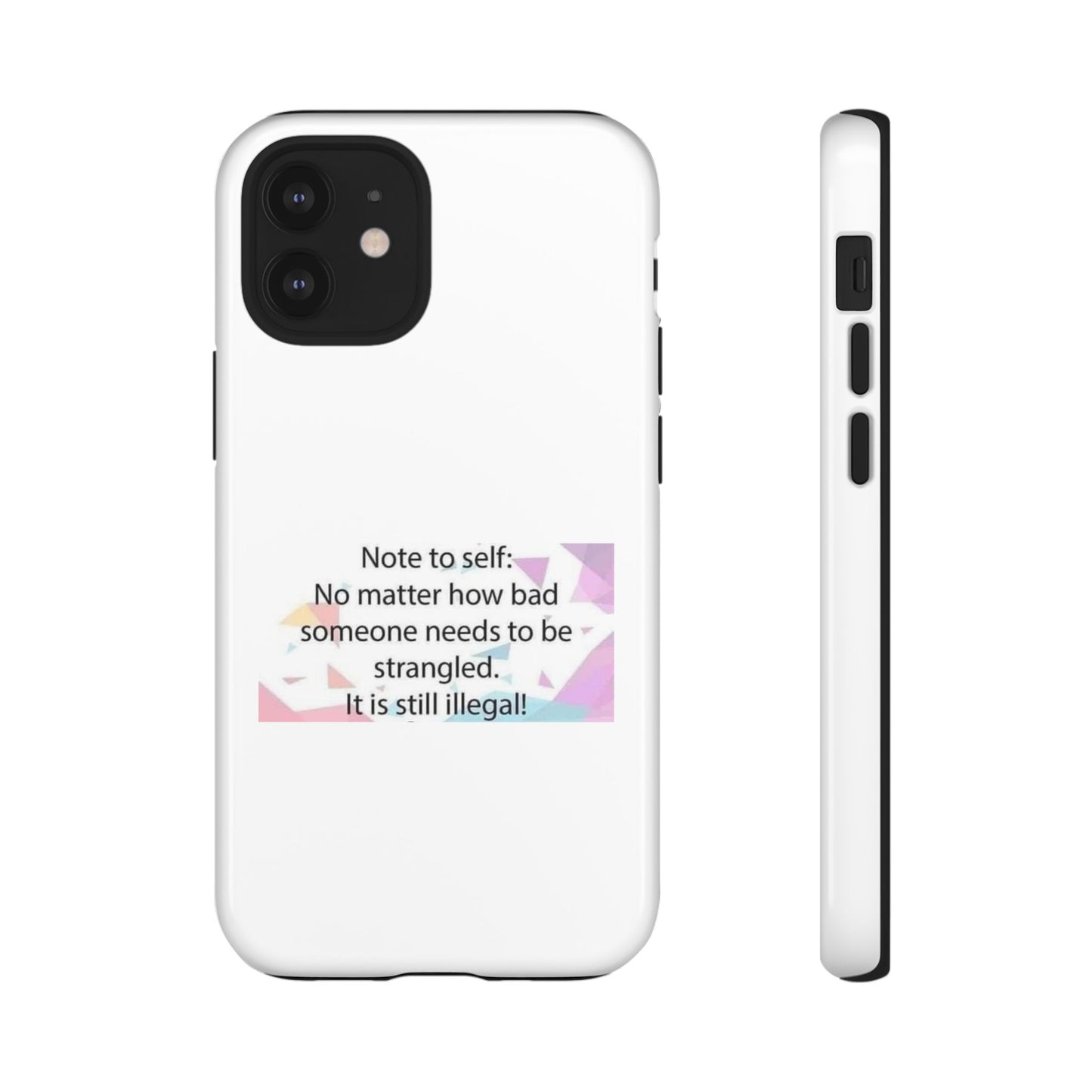 Note To Self iPhone Case