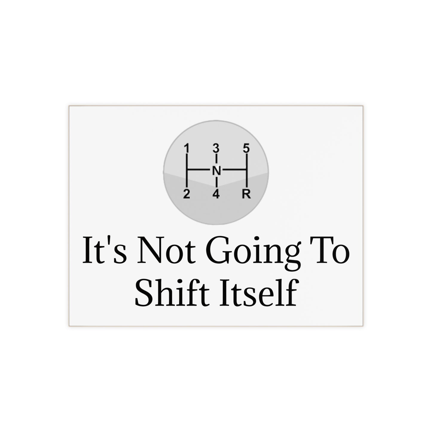 Shift Itself Ceramic Photo Tile