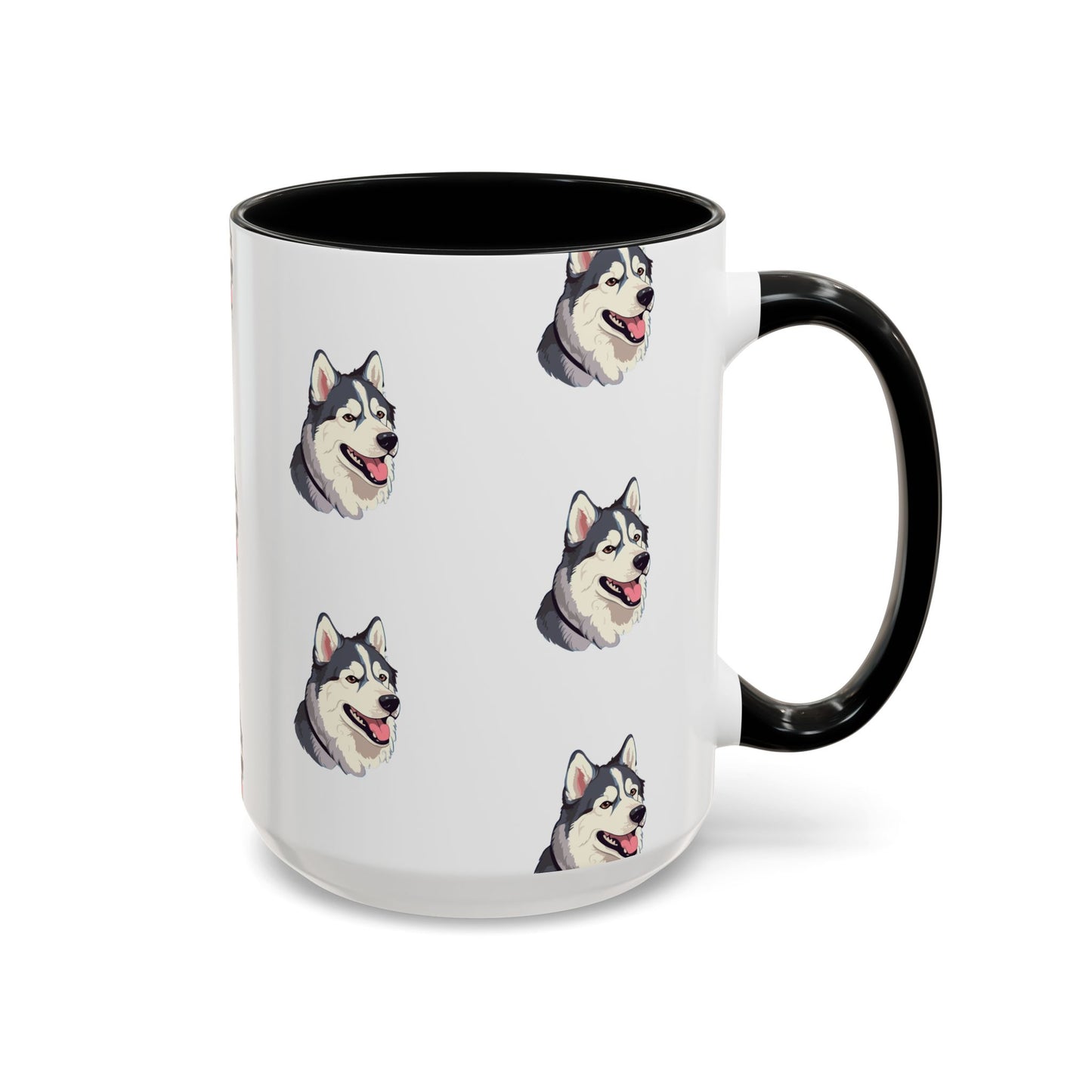 Malamute Head 2-Tone Coffee Mug