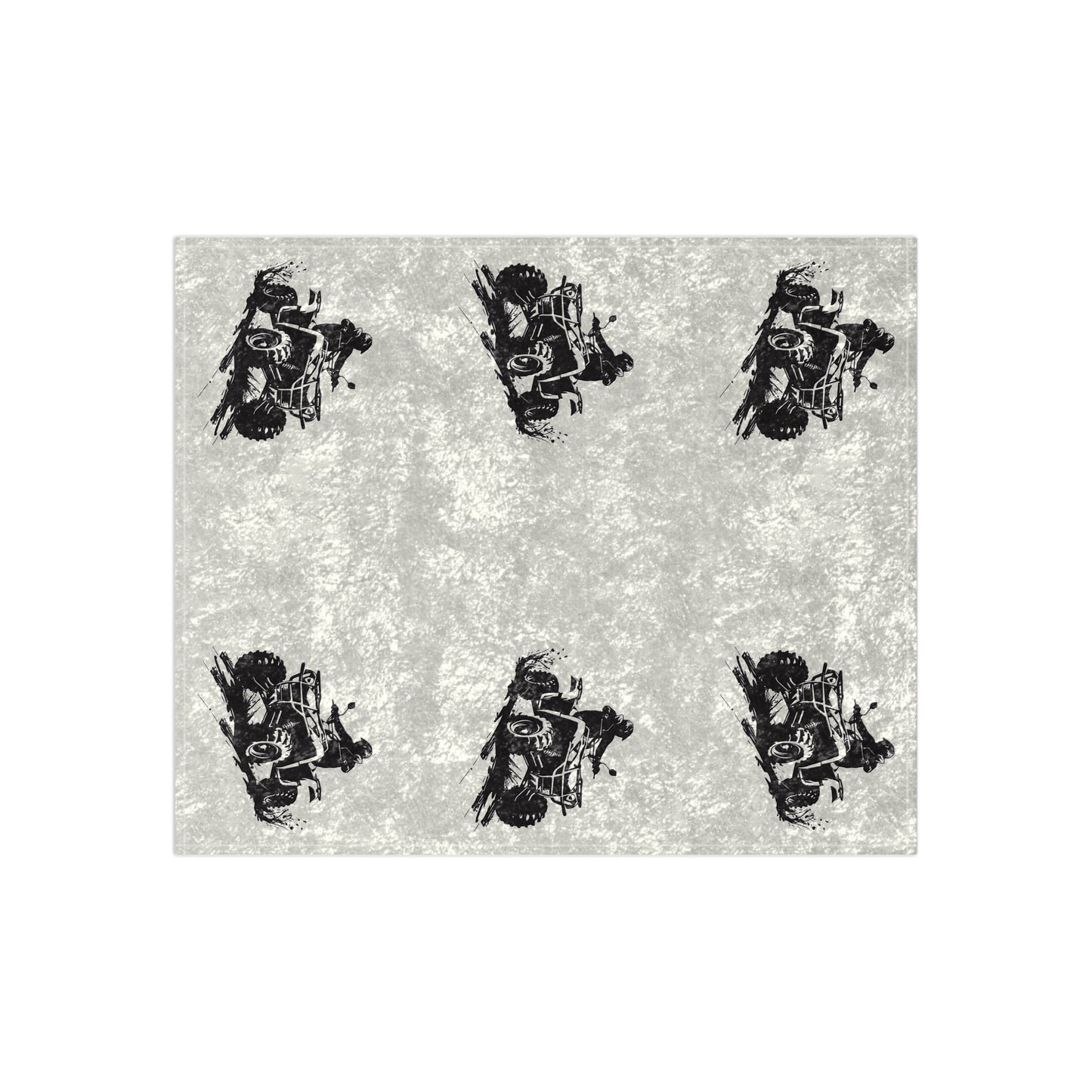 Slingin' Mud Quad Crushed Velvet Blanket