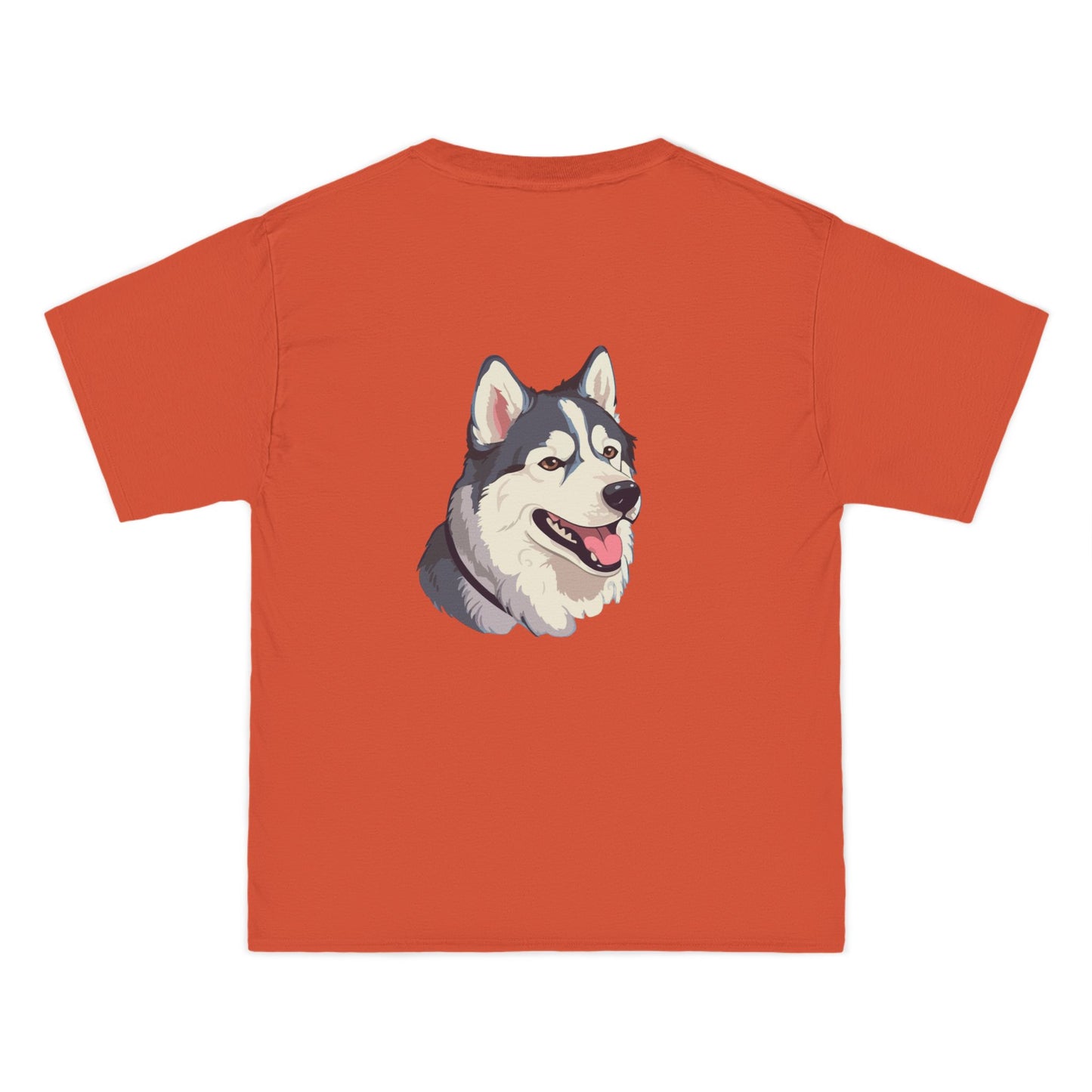 Malamute Head Men's Short-Sleeve Crewneck Tee