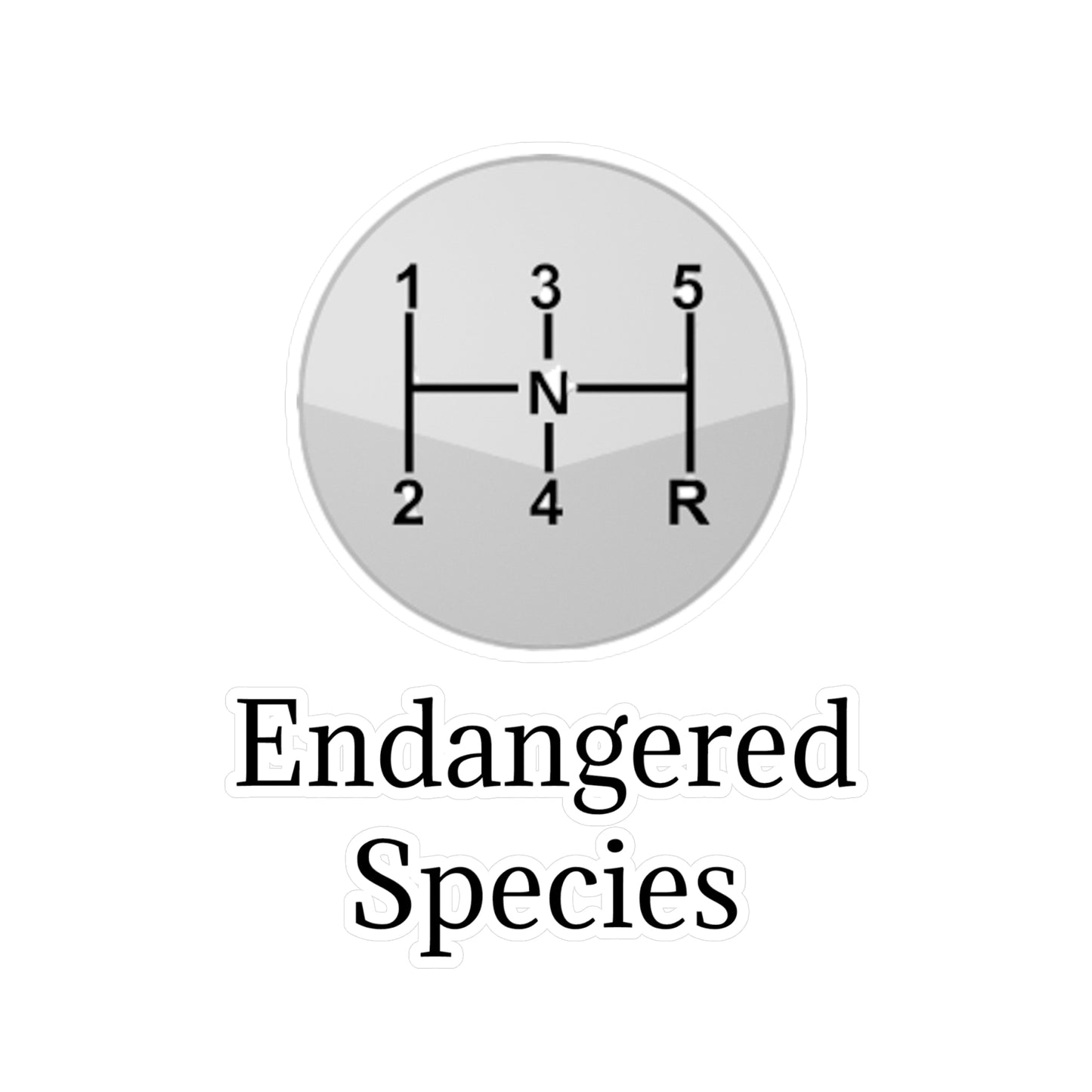 Endangered Species Vinyl Decal