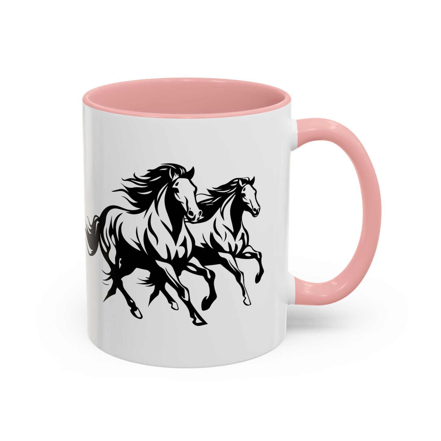 Horsin' Around 2-Tone Coffee Mug