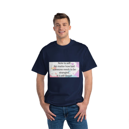 Note To Self Men's Short-Sleeve Crewneck Tee