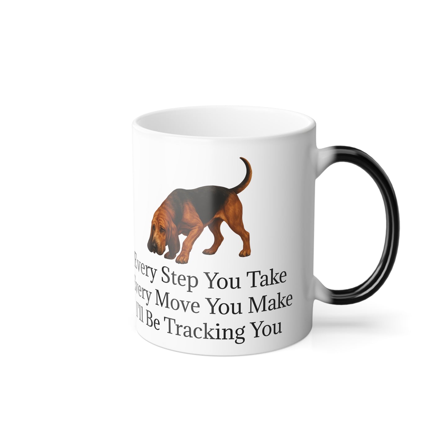 Tracking You Color Changing Mug