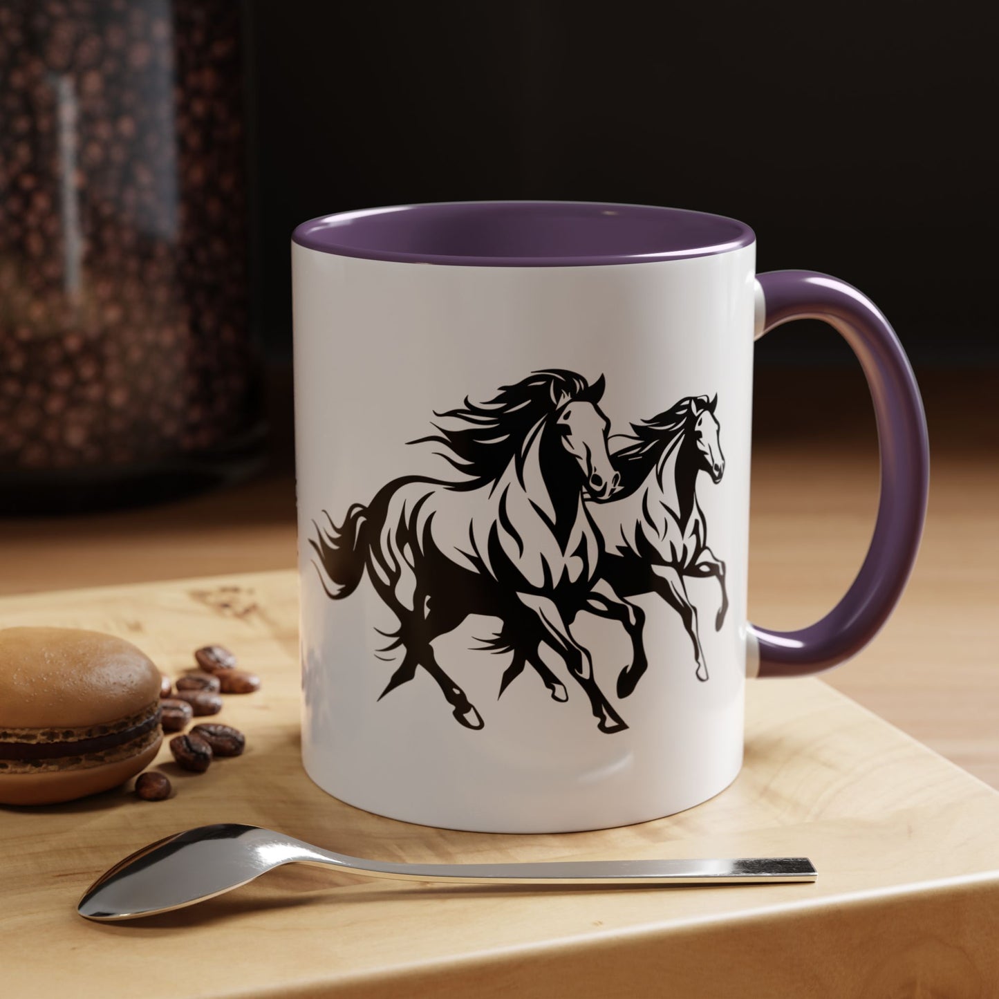 Horsin' Around 2-Tone Coffee Mug