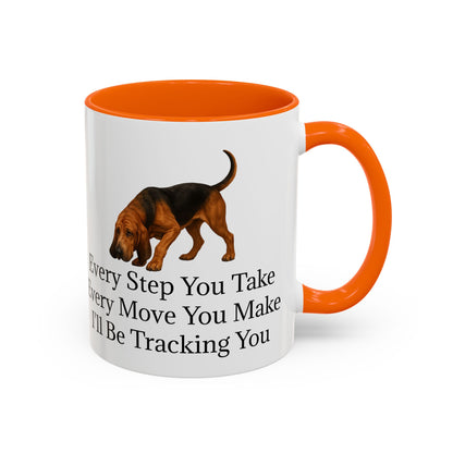Tracking You 2-Tone Coffee Mug