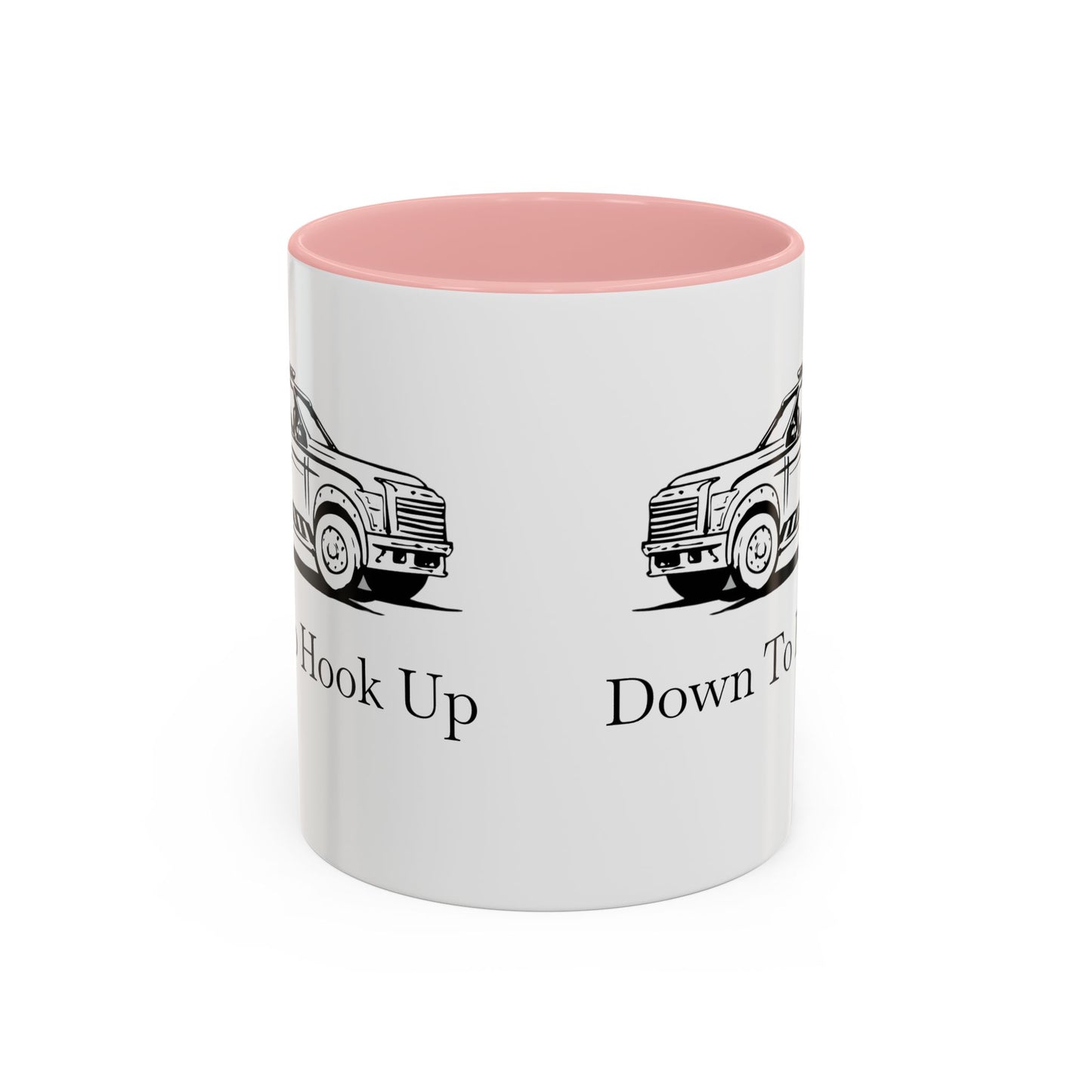 Down To Hook Up 2-Tone Coffee Mug