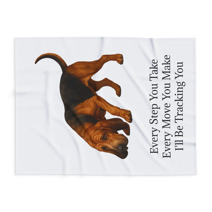 Tracking You Arctic Fleece Blanket