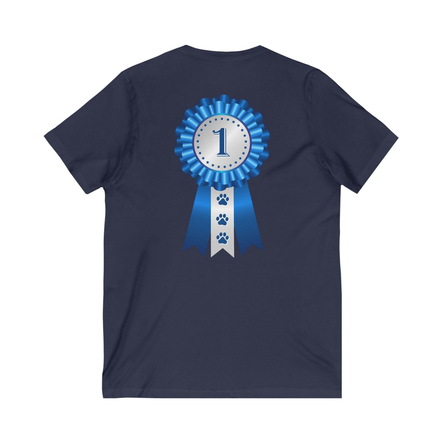 Show Ribbon Unisex Short Sleeve V-Neck Tee