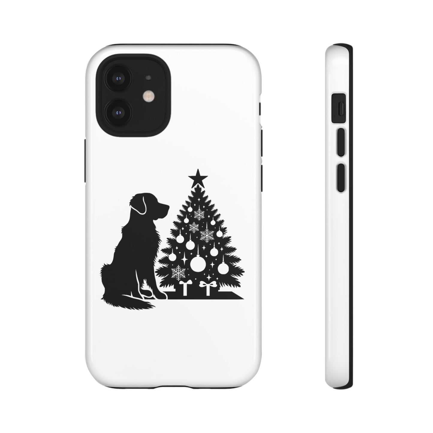 Golden Christmas Tree iPhone Case