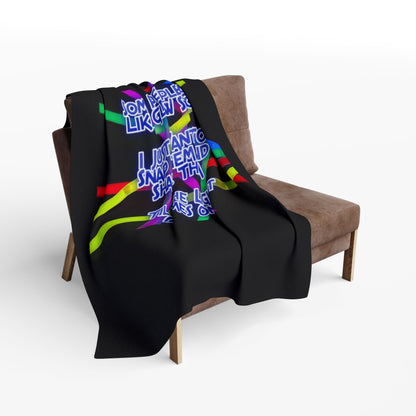 Glow Sticks Arctic Fleece Blanket