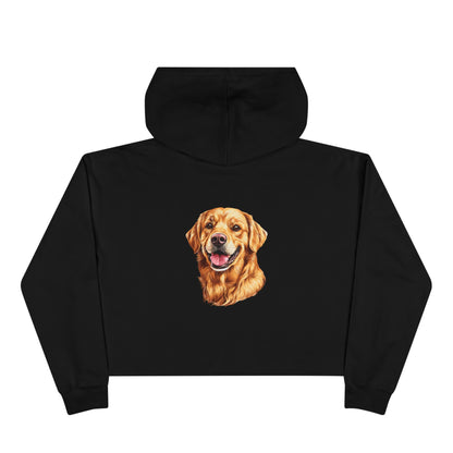 Golden Head Women's Crop Hoodie