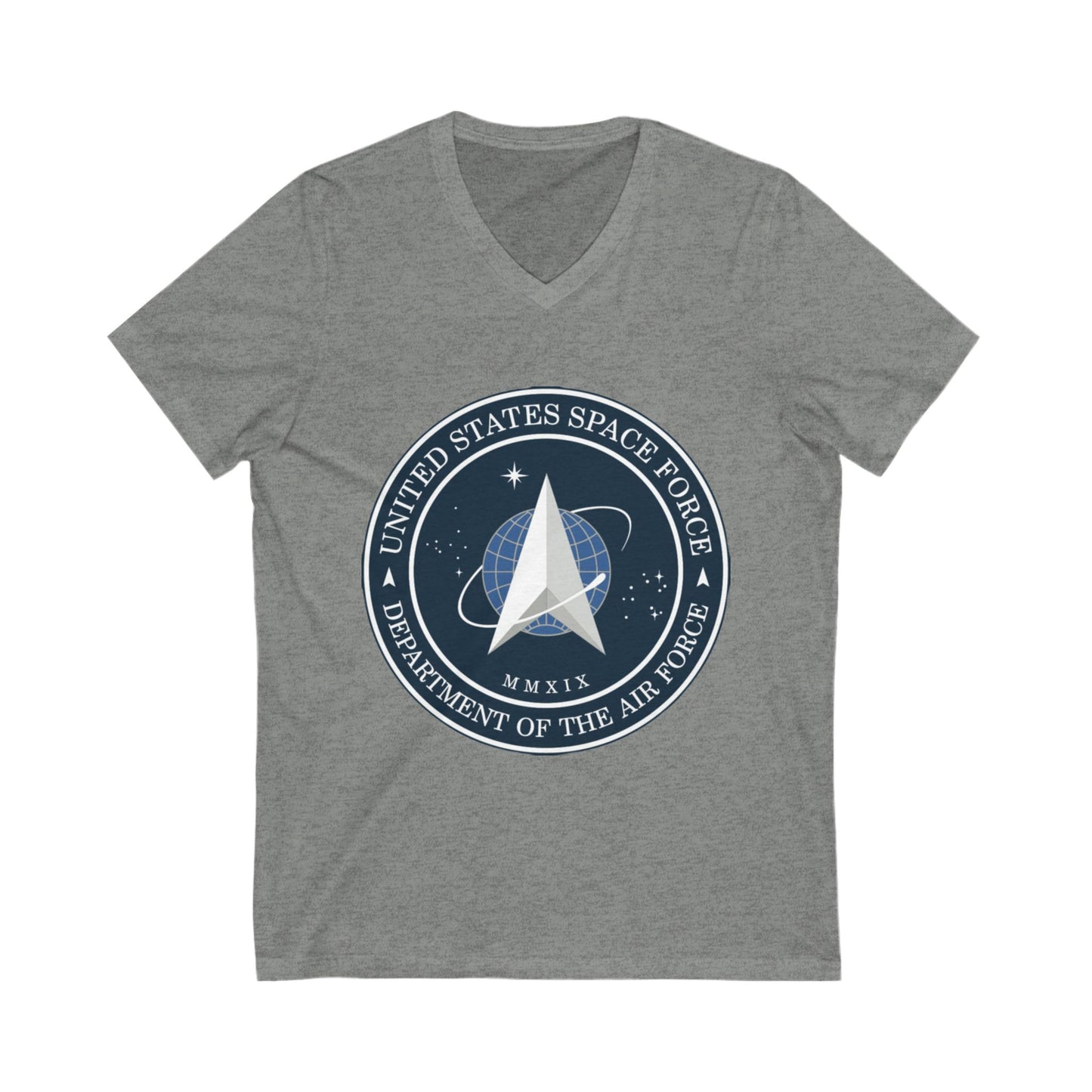 US Space Force Unisex Short Sleeve V-Neck Tee