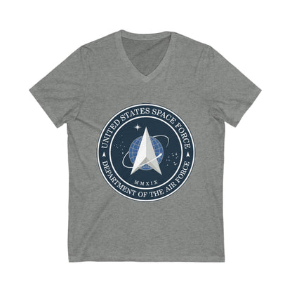 US Space Force Unisex Short Sleeve V-Neck Tee