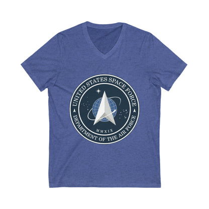 US Space Force Unisex Short Sleeve V-Neck Tee