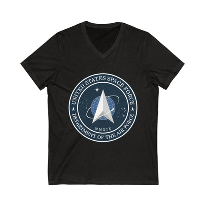 US Space Force Unisex Short Sleeve V-Neck Tee