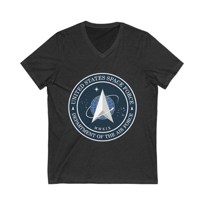 US Space Force Unisex Short Sleeve V-Neck Tee
