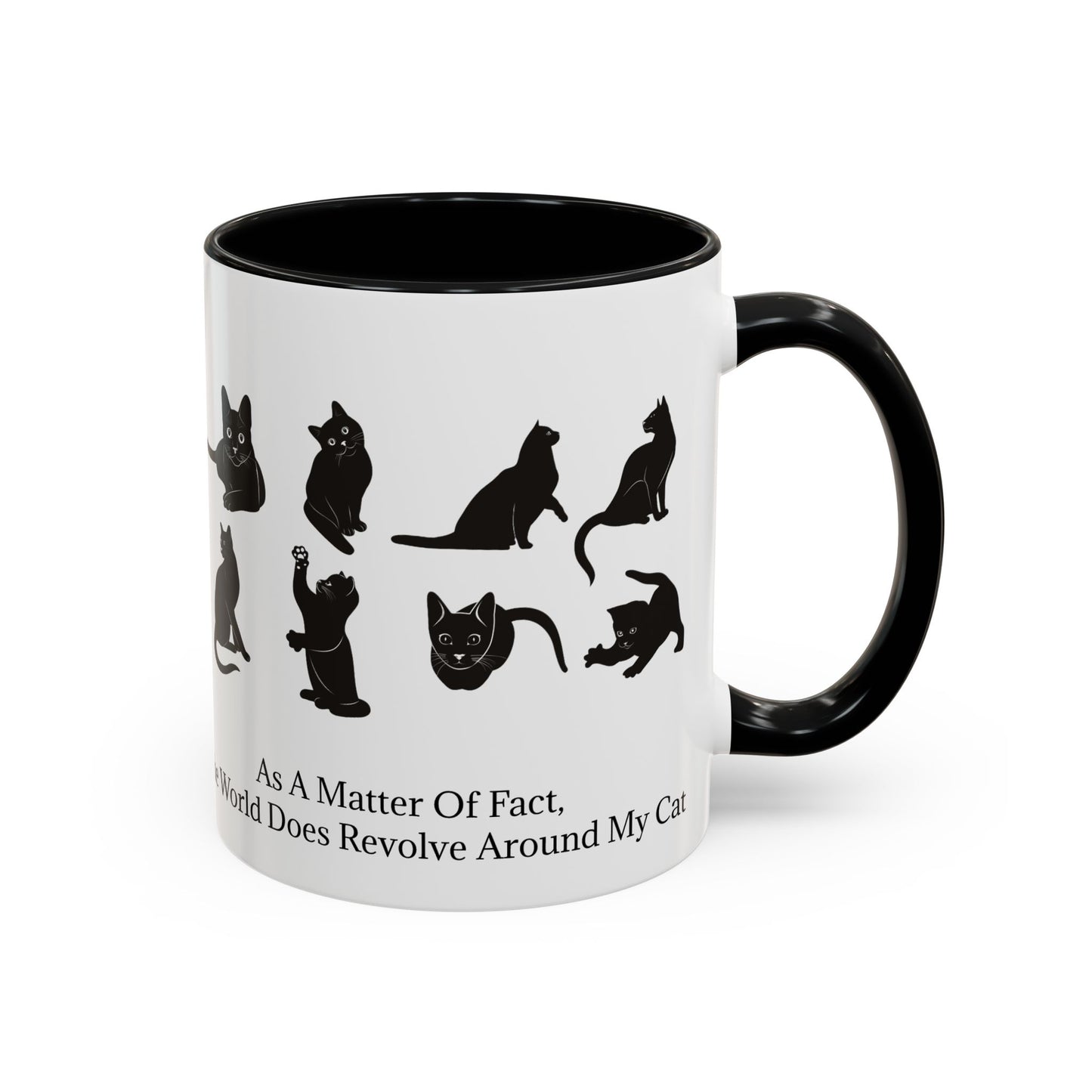 Matter Of Fact Cat 2-Tone Coffee Mug