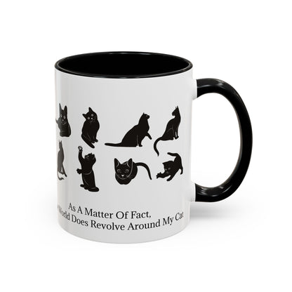 Matter Of Fact Cat 2-Tone Coffee Mug