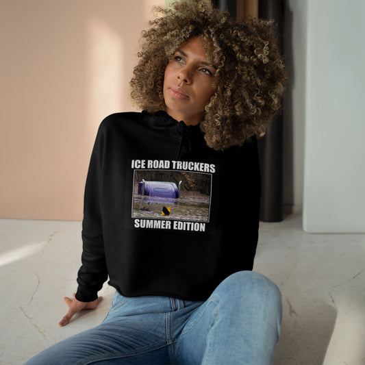 Ice Road Truckers Women's Crop Hoodie