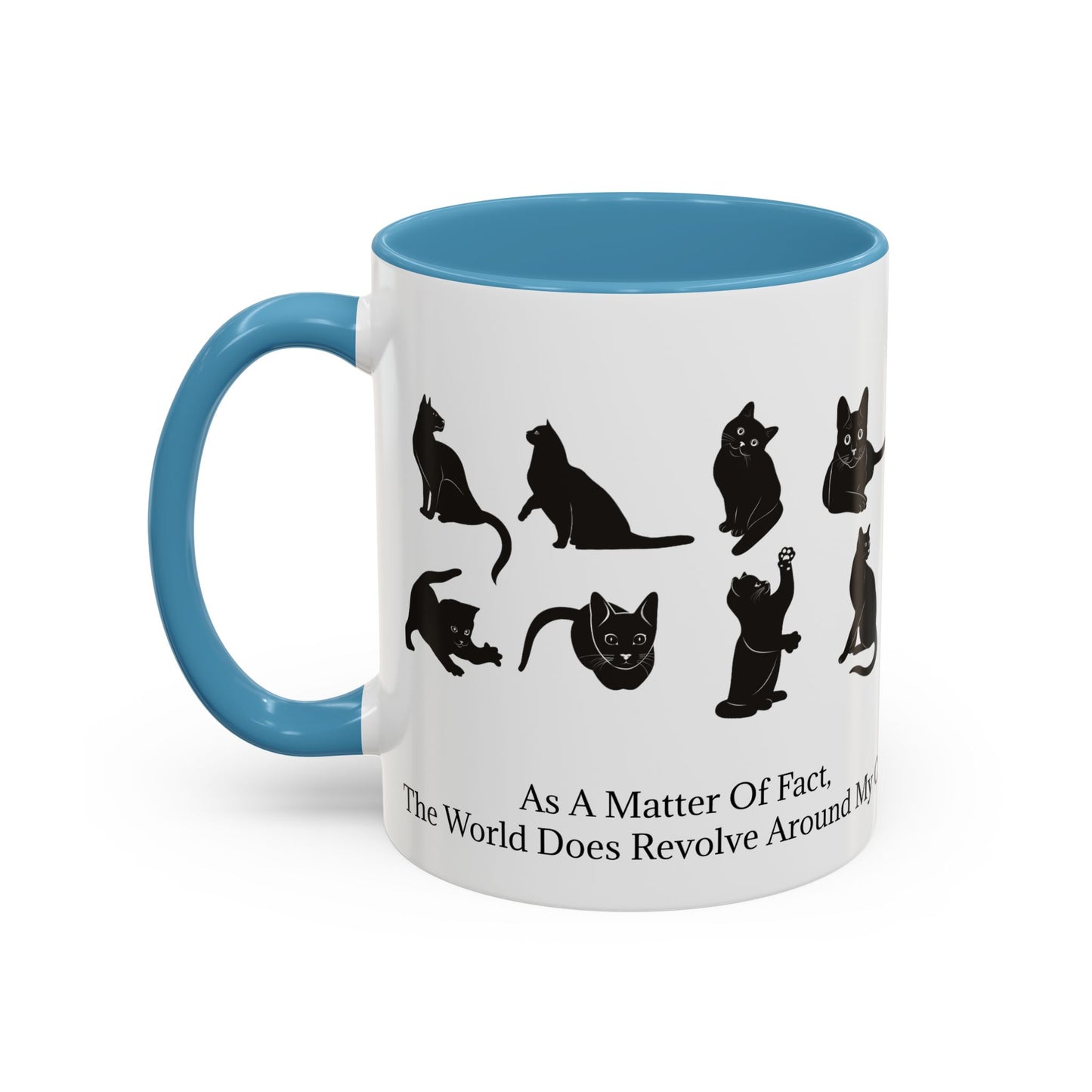 Matter Of Fact Cat 2-Tone Coffee Mug