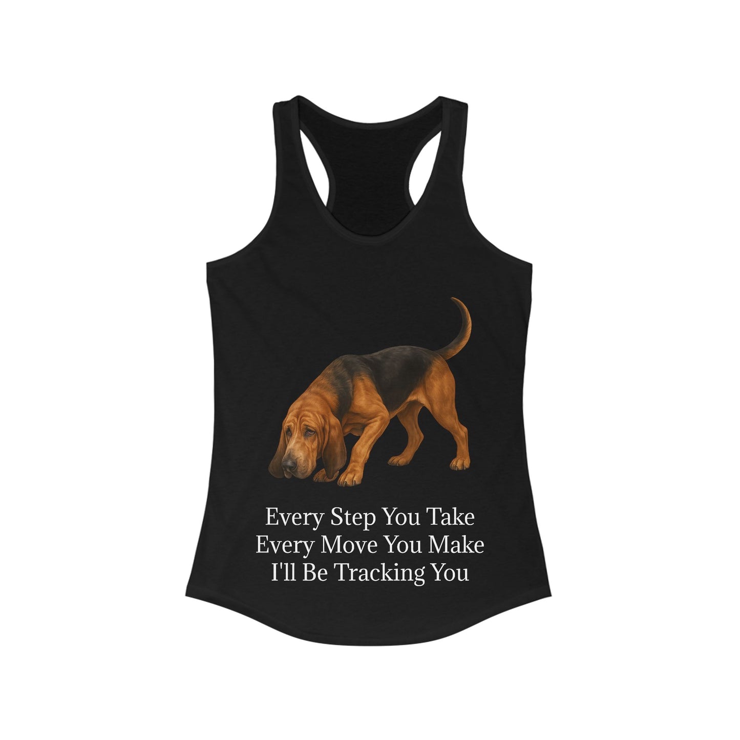 Tracking You Women's Racerback Tank