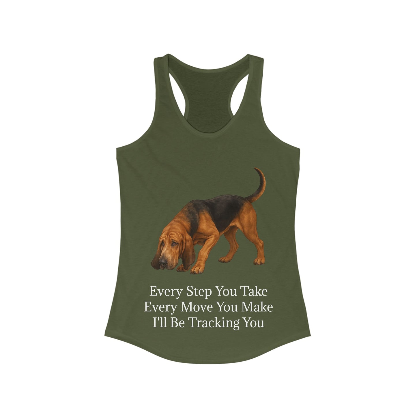 Tracking You Women's Racerback Tank