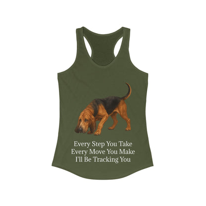 Tracking You Women's Racerback Tank