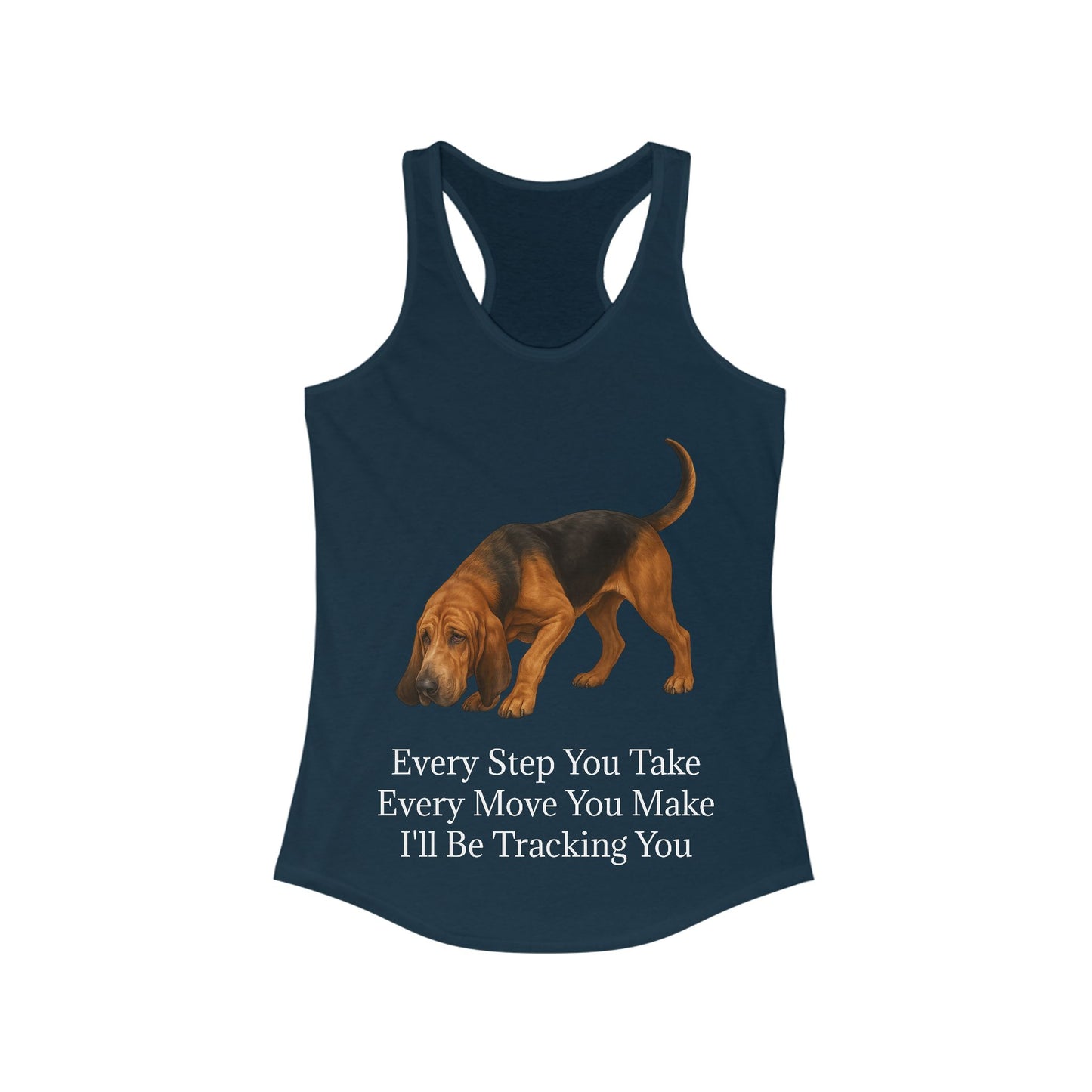 Tracking You Women's Racerback Tank